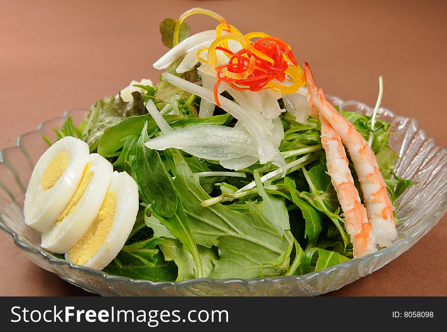 Health and delicious fresh salad