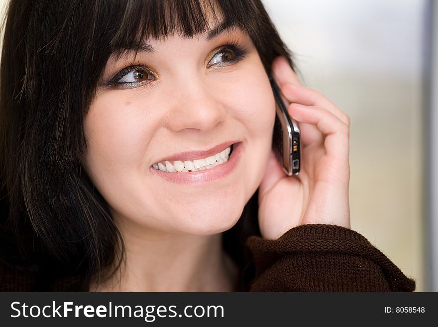 Woman With Mobile Phone