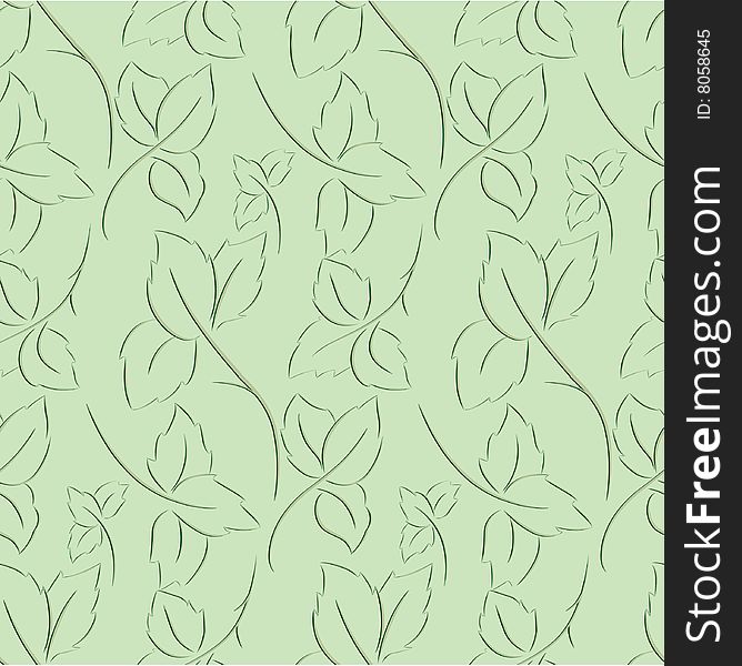 Seamless nature pattern with leaves. Seamless nature pattern with leaves