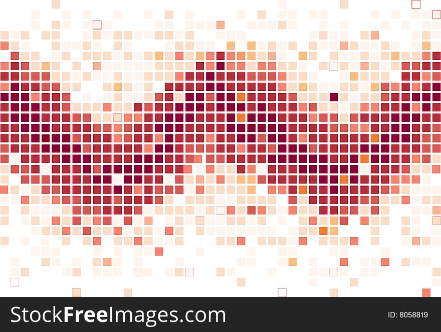 Colorful mosaic background in natural colors