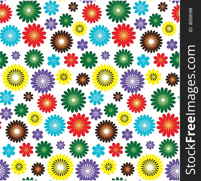 Seamless flower pattern