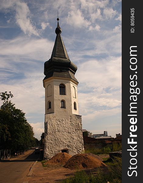 Tower in Vyborg near St.-Petersburg