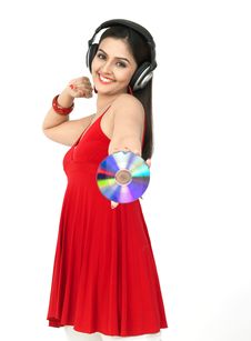 Free Woman Enjoying Music Royalty Free Stock Photos - 8067448