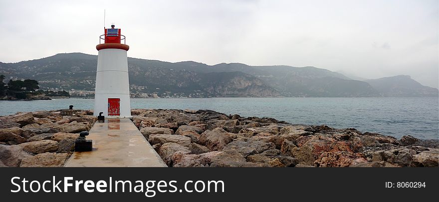 Seascape With Lighthouse