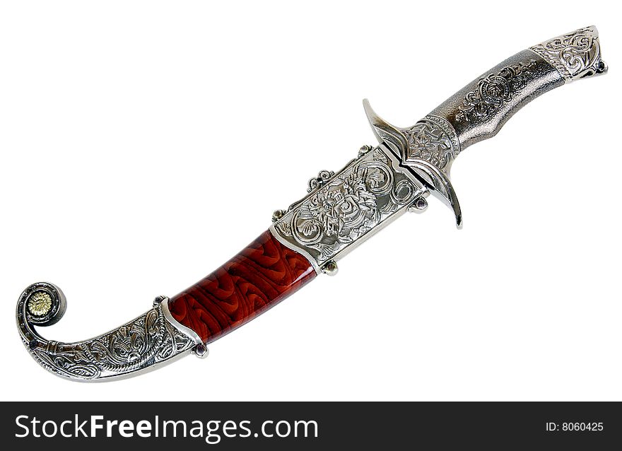 Souvenir medieval dagger. An exact copy made of modern materials