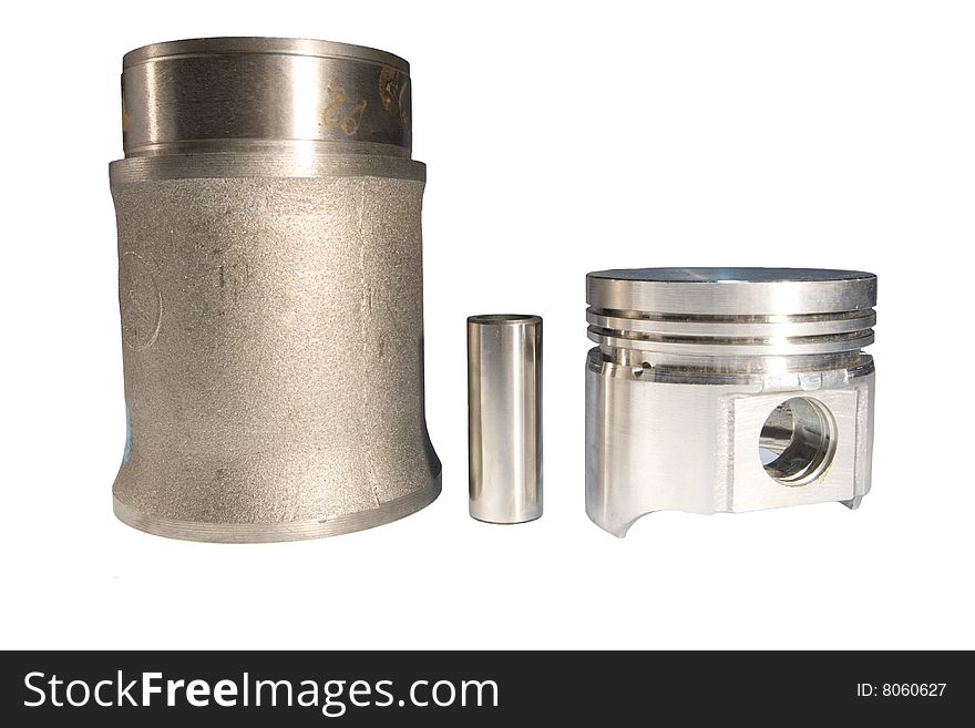 Cartridge case, finger, piston