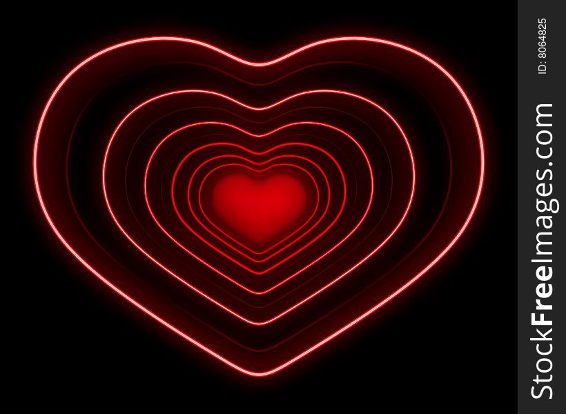 Neon Hearts - Free Stock Images & Photos - 8064825 | StockFreeImages.com