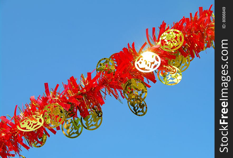 Red decoration for chinese new year