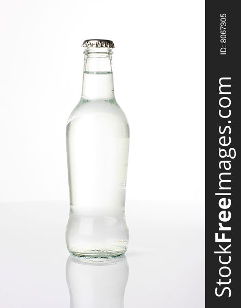 Bottled water shot in studio, isolated on white. Bottled water shot in studio, isolated on white