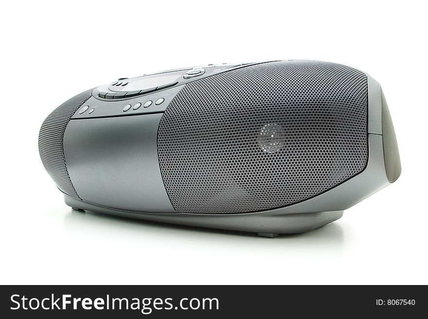 CD Audio System isolated with clipping path.