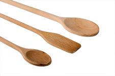 Wooden Spoons Royalty Free Stock Images