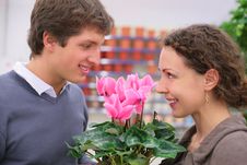 Pair In Flower Shop Stock Images Pair In Flower Shop Stock Images