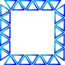 Blue And White Triangles Royalty Free Stock Image Blue And White Triangles Royalty Free Stock Image