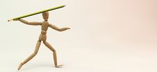 Mannequin Javelin Stock Photography Mannequin Javelin Stock Photography