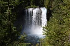 Koosah Falls In Western Oregon Stock Photos