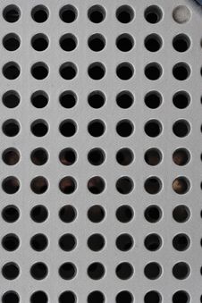 Plastic Texture Full Of Holes. Royalty Free Stock Photos