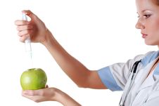 Nurse With Syringe Royalty Free Stock Photography Nurse With Syringe Royalty Free Stock Photography