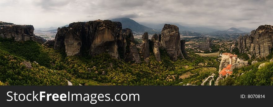 Beautiful panoramic photo from Greece. Beautiful panoramic photo from Greece
