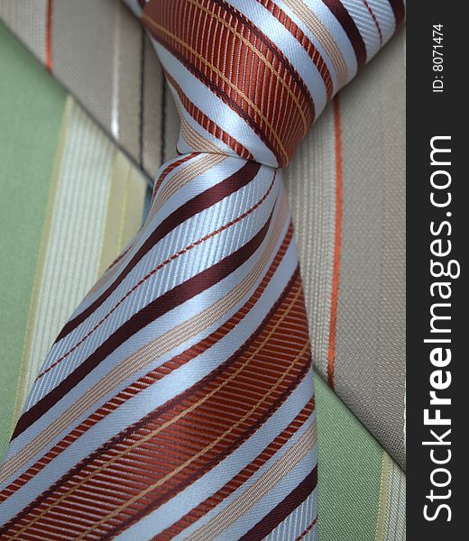 Man fashion color tie background