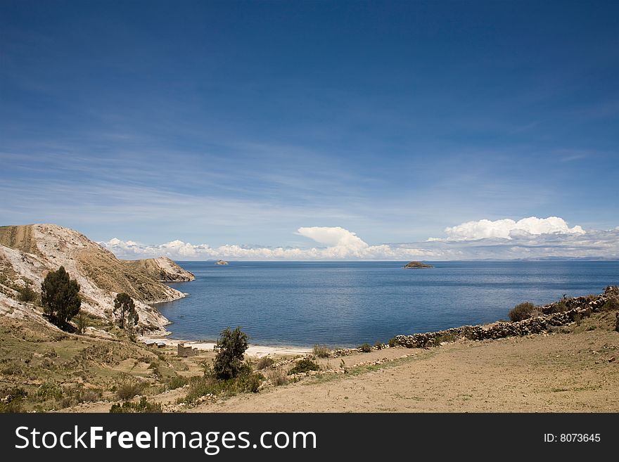 Situated on the Bolivian side of the lake with regular boat links to the Bolivian town of Copacabana, Isla del Sol (Island of the sun) is one of the lake's largest islands. Situated on the Bolivian side of the lake with regular boat links to the Bolivian town of Copacabana, Isla del Sol (Island of the sun) is one of the lake's largest islands.