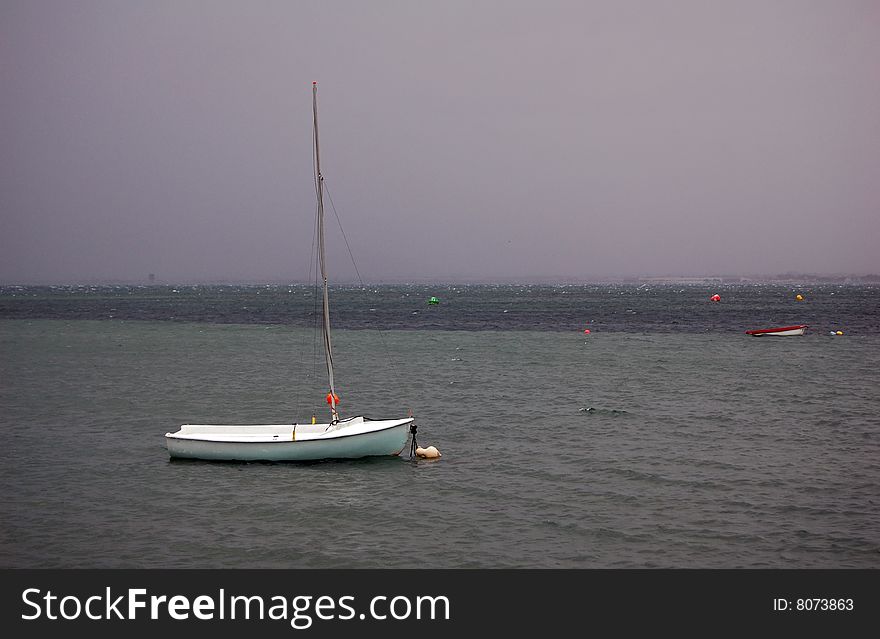 Sailboat In Storm