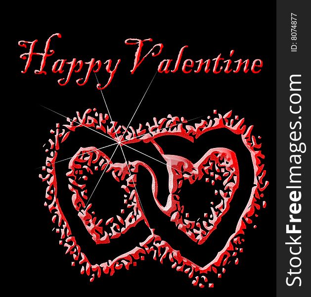 Happy valentine is a compination of the most powerfull colors, red and black, it gives u the feeling of passion and wormth