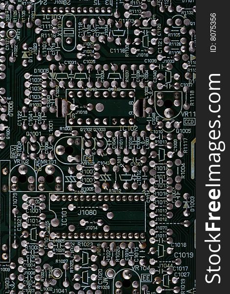 Microcircuit board.