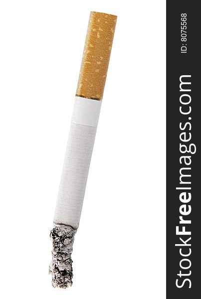 Cigarette isolated on white background