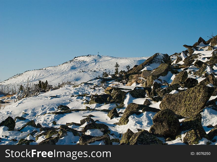 Stones On Mountain