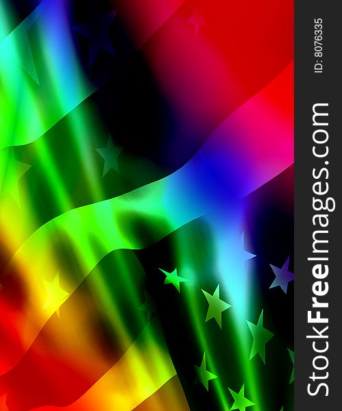 Shiny Colorful Abstract Background