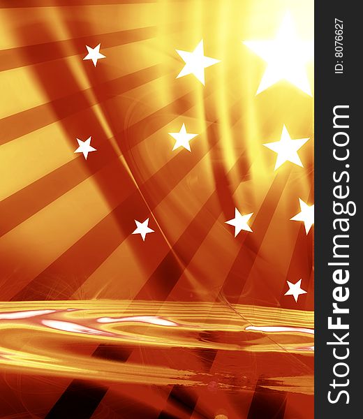 3d render of shiny rays abstract background. 3d render of shiny rays abstract background