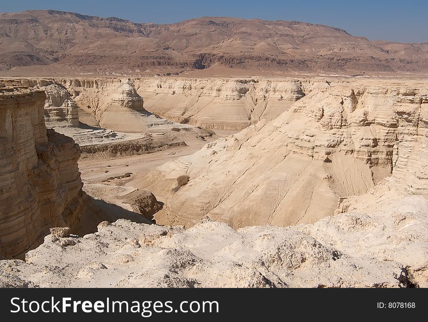 The Perazim canyon. Judean Desert nature reserve, Israel.