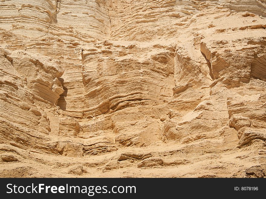 Eroded sand rock in Perazim canyon. Eroded sand rock in Perazim canyon.