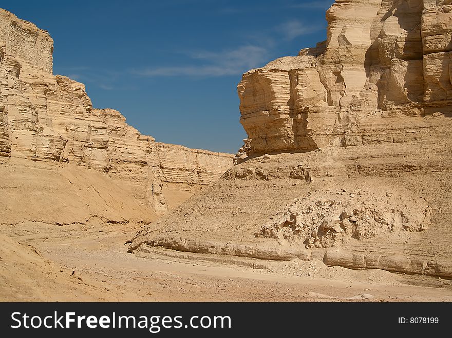 The Perazim canyon. Judean Desert nature reserve, Israel.