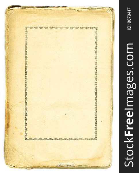 Antique Book Page