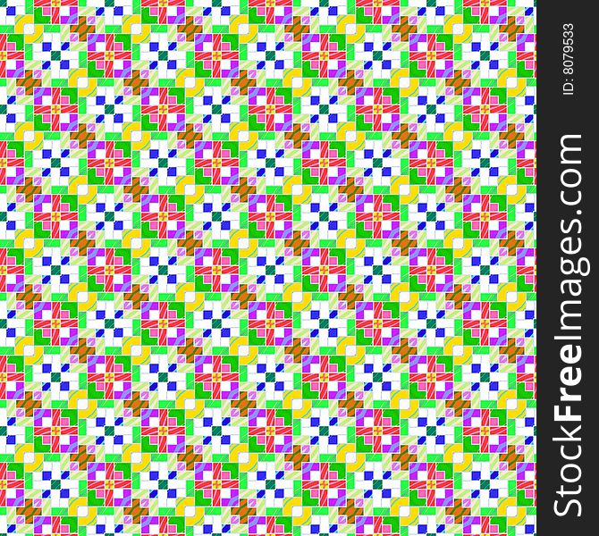 Abstract seamless background with colorful diagonal shapes. Abstract seamless background with colorful diagonal shapes