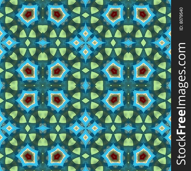 Seamless texture of symmetric blue and green ice shapes. Seamless texture of symmetric blue and green ice shapes