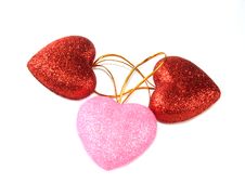 Three Hearts Stock Photography Three Hearts Stock Photography