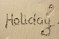 Holiday On Sand Stock Images Holiday On Sand Stock Images
