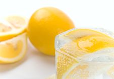 Soda Water And Lemon Stock Images Soda Water And Lemon Stock Images