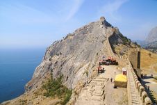 Sudak Fortress In Crimea Stock Image