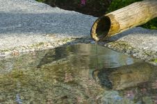 Bamboo Fountain Royalty Free Stock Photos Bamboo Fountain Royalty Free Stock Photos