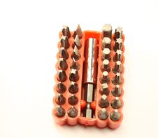 Screwdriver Head Assortment Royalty Free Stock Images Screwdriver Head Assortment Royalty Free Stock Images