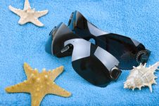 Sunglasses And Starfish Stock Photo Sunglasses And Starfish Stock Photo