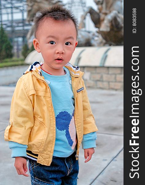 Bright picture of adorable chinese baby boy. Bright picture of adorable chinese baby boy