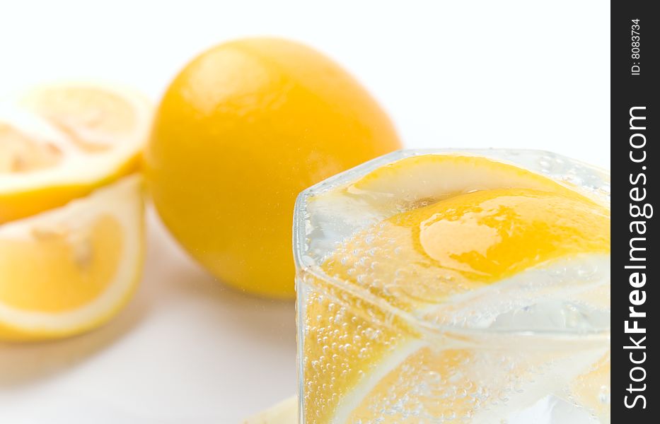 Soda Water And Lemon