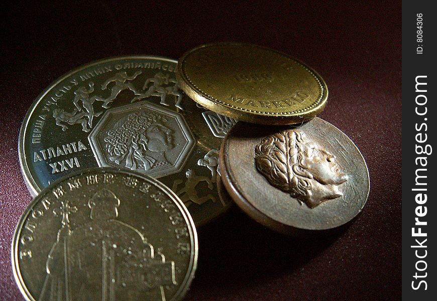 Coin, money, business, Ruble, hryvna, old coin pantikopeyskaya