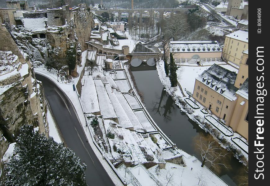 Luxembourg In Snow