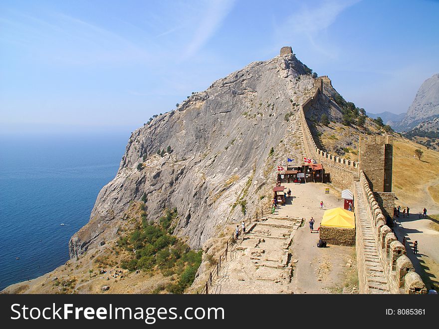 Sudak fortress in Crimea