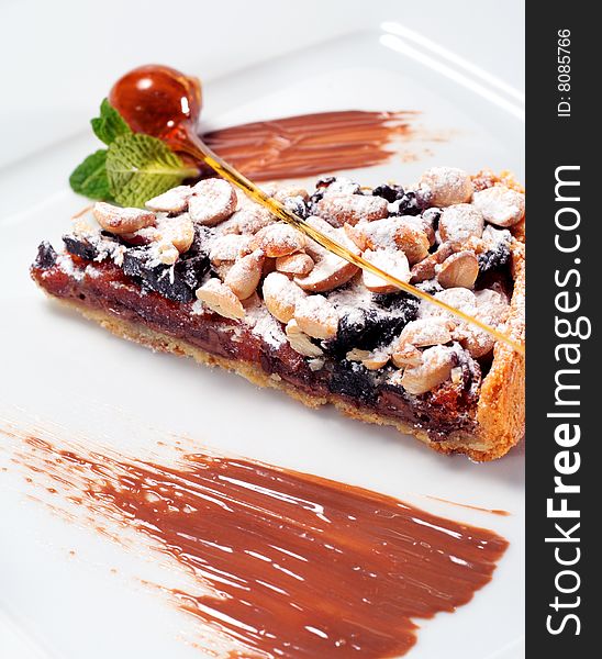 Chocolate Shortcake with Dried Fruit and Nuts